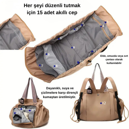 Silvessa® 15 Bölmeli Fonksiyonel Çanta